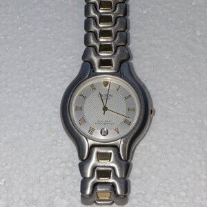 CROTON Japan Unisex 3 ATM Date Gold Silver Wristwatch